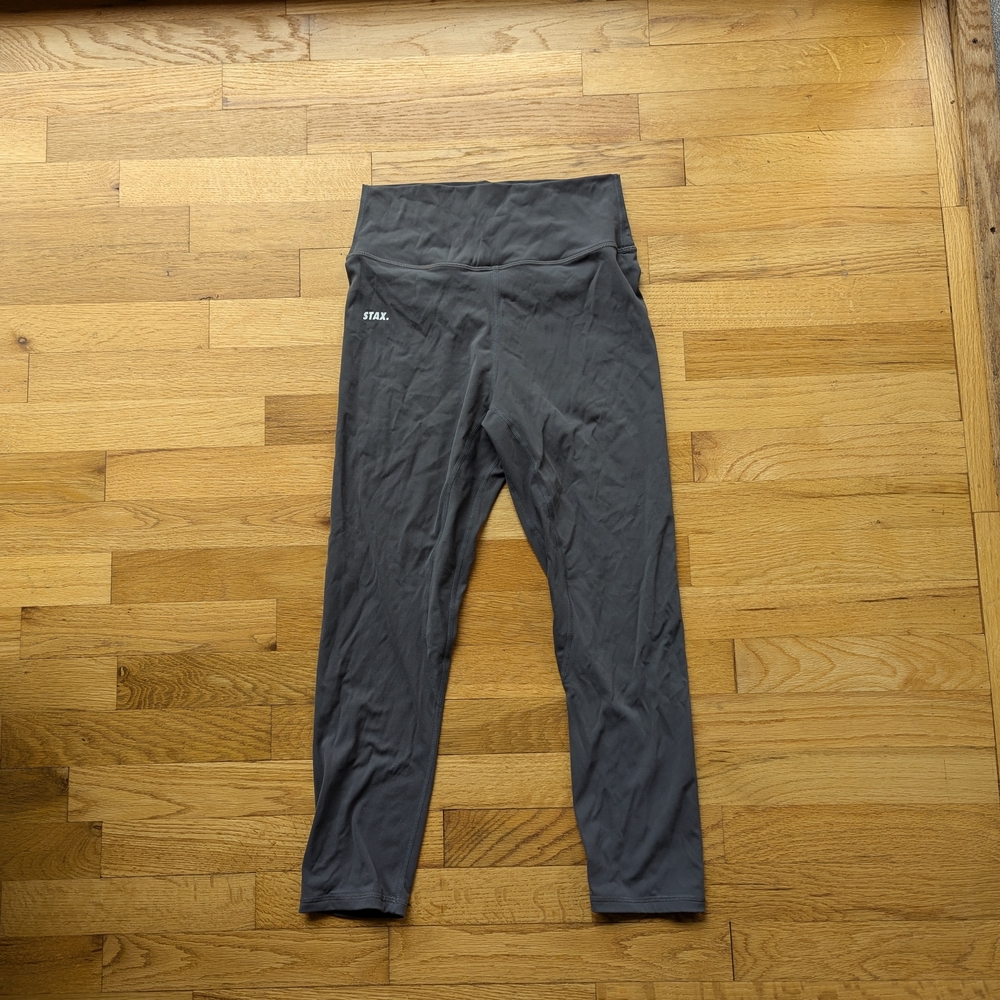 STAX Gray High-Waisted Leggings
